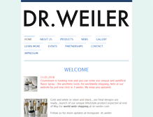 Tablet Screenshot of dr-weiler.com